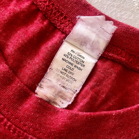 [vintage] Grateful Dead London, England 1990 Heather Red Distressed T-Shirt - Picture 7 of 12